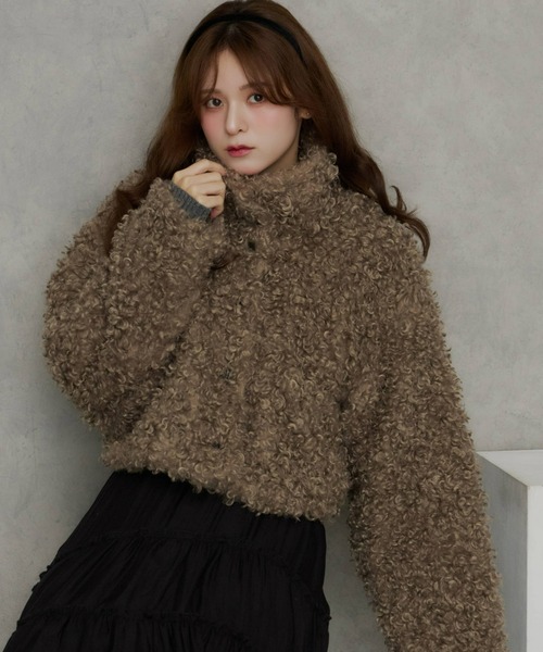 Olu.（オルドット） コート アウター プードルファーショートコート