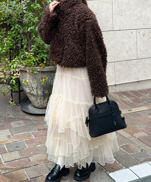 Olu.（オルドット） コート アウター プードルファーショートコート