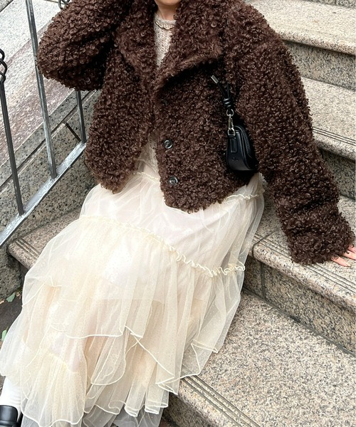 Olu.（オルドット） コート アウター プードルファーショートコート