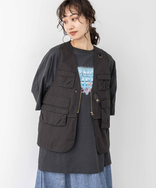 niko and…（ニコアンド） ベスト FREE ブラック レディース : ZOZOTOWN