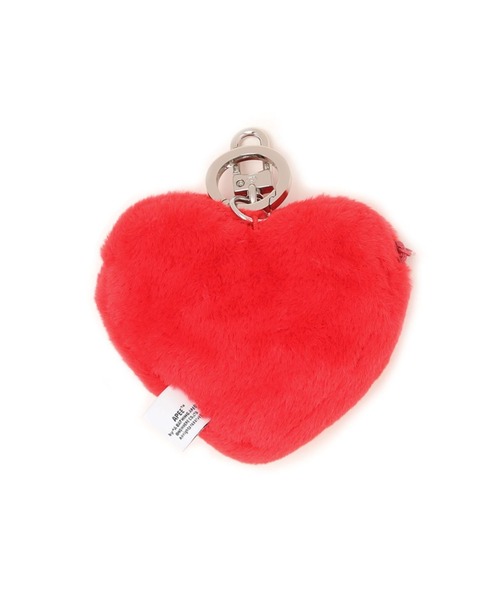 A BATHING APE（アベイシングエイプ） キーホルダー APEE HEART FURRY