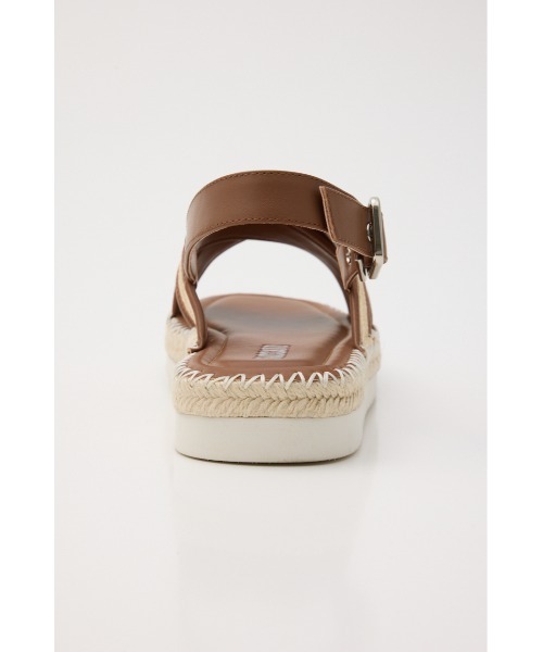 「STACCATO」 フラットサンダル 24.5cm ブラック レディース_画像5