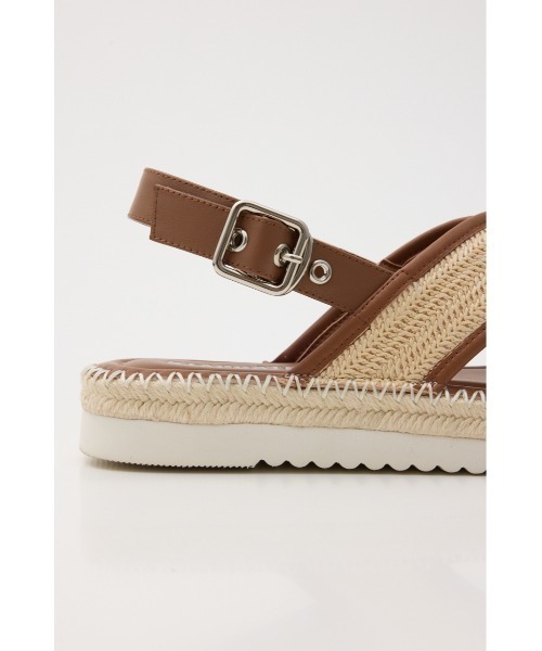 「STACCATO」 フラットサンダル 24.5cm ブラック レディース_画像6