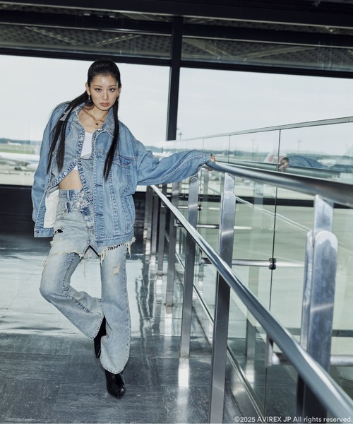 MOUSSY（マウジー） ジーンズ デニム デニムパンツ 「AVIREX×MOUSSY