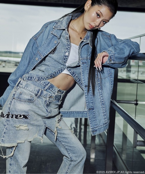 MOUSSY（マウジー） ジーンズ デニム デニムパンツ 「AVIREX×MOUSSY