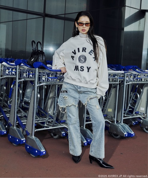 MOUSSY（マウジー） ジーンズ デニム デニムパンツ 「AVIREX×MOUSSY