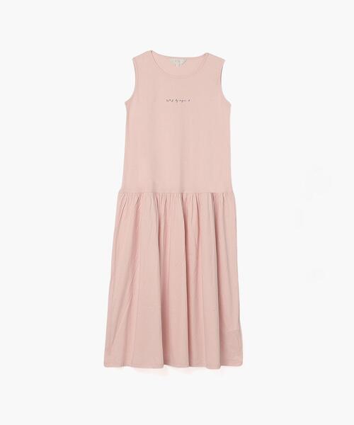 「To b. by agnes b.」 ノースリーブワンピース 38 ピンク レディース_画像6