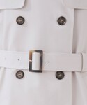 トレンチコート コート 撥水トレンチコート「洗...の詳細画像4
