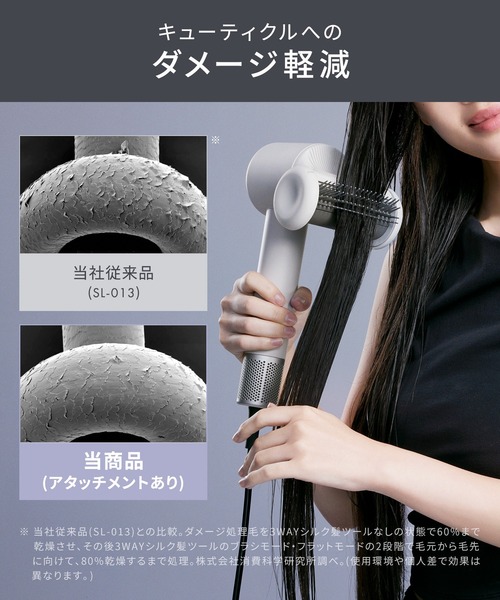SALONIA（サロニア） スムースシャインスマートドライヤー ヘア