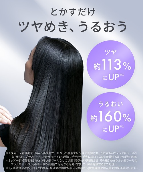 SALONIA（サロニア） スムースシャインスマートドライヤー ヘア