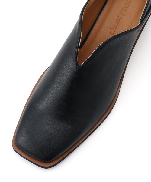 「LE CERCLE par rope'」 シューズ 25.0cm ブラック レディース_画像9