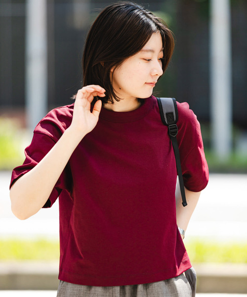 「EKAL」 半袖Tシャツ FREE ホワイト レディース_画像2