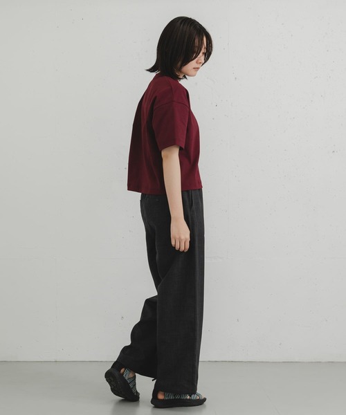 「EKAL」 半袖Tシャツ FREE ホワイト レディース_画像8