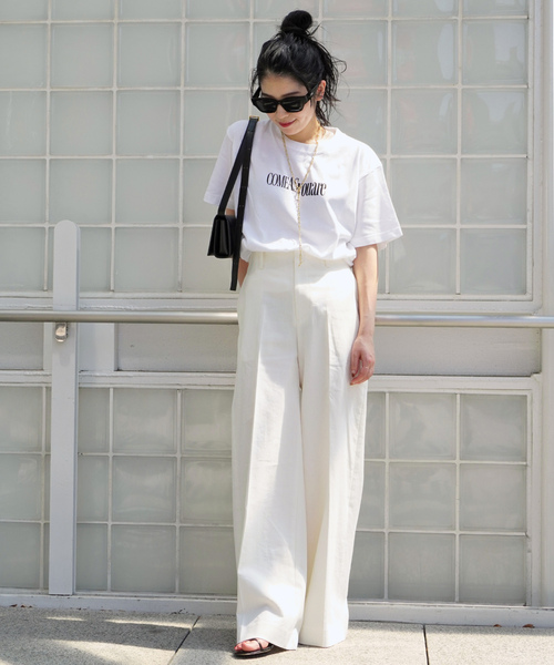 「AP STUDIO」 半袖Tシャツ FREE ホワイト レディースの画像