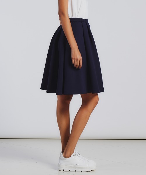 「ESSENTIAL」 フレアスカート 36 オフホワイト レディース_画像3