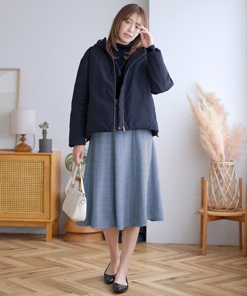 Tiaclasse スカート ベロアラインツイードスカート : ZOZOTOWN Yahoo