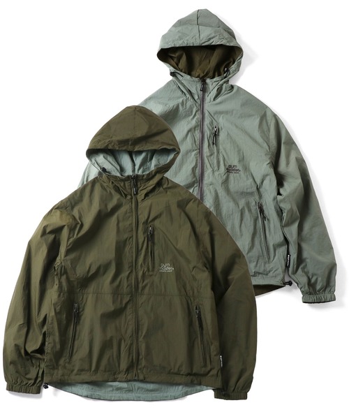 gym master アウター(メンズ) 3レイヤーフードインジャケット  L  オリーブ(46) gym master（ジムマスター） ブルゾン LARGE オリーブ メンズ
