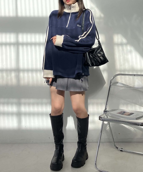 AS KNOW AS（アズノゥアズ） トレーナー スウェットワンポイント