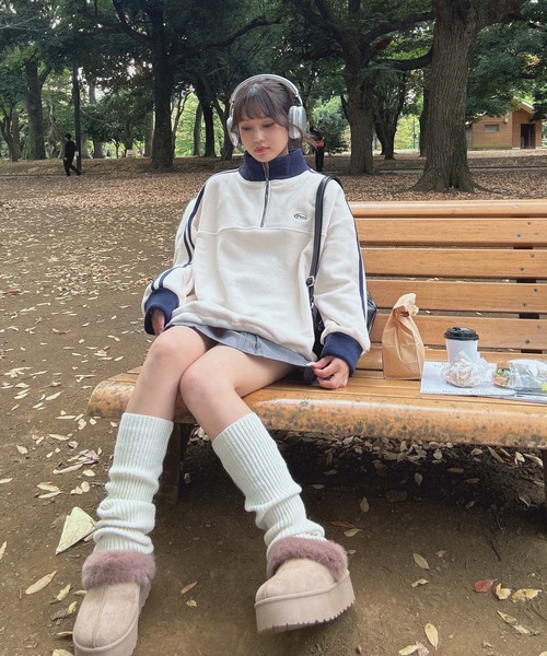 AS KNOW AS（アズノゥアズ） トレーナー スウェットワンポイント