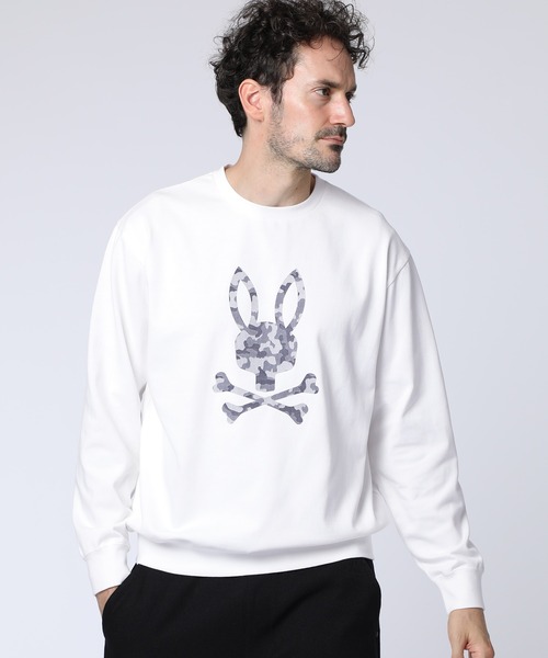 Psycho Bunny（サイコバニー） tシャツ ヒートカット迷彩ロゴ ロング