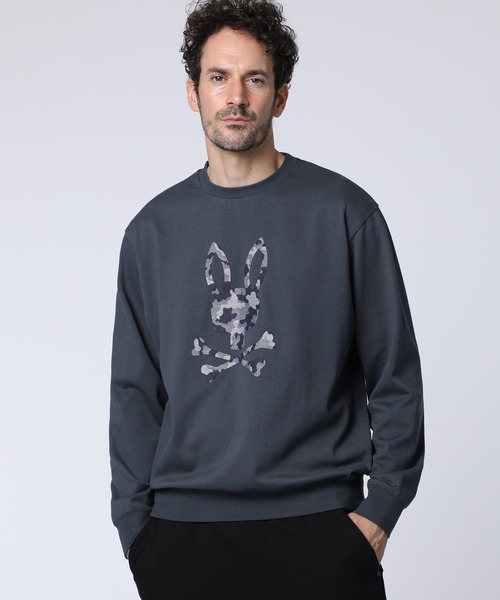 Psycho Bunny（サイコバニー） tシャツ ヒートカット迷彩ロゴ ロング