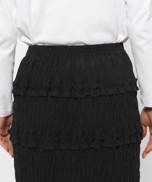 LOWRYS FARM（ローリーズファーム） フリルスカート FREE アイボリー