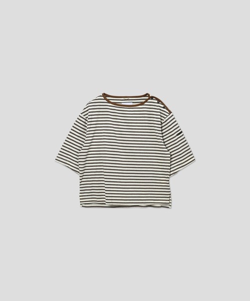 kha:ki（カーキ） tシャツ 半袖 「KHA:KI / カーキ」マルチストライプ