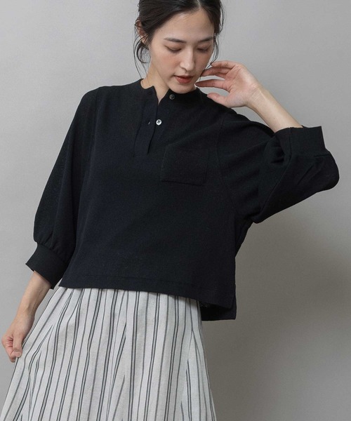 Munich（ミューニック） tシャツ 「速乾性」シアーワッフル×ニットリブ