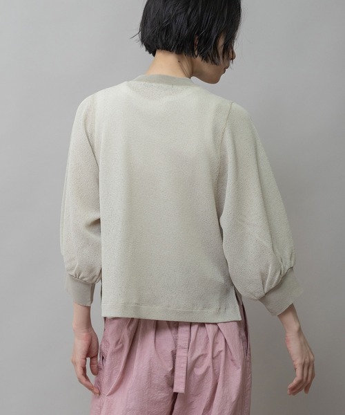 Munich（ミューニック） tシャツ 「速乾性」シアーワッフル×ニットリブ