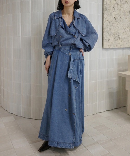 ★Ameri vintage アウター　デニム　トレンチコート Ameri VINTAGE（デニム ・ トレンチコート）のフリマアイテム一覧