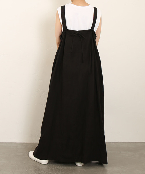 「JOURNAL STANDARD LUXE」 サロペットスカート FREE ブラック レディース_画像5