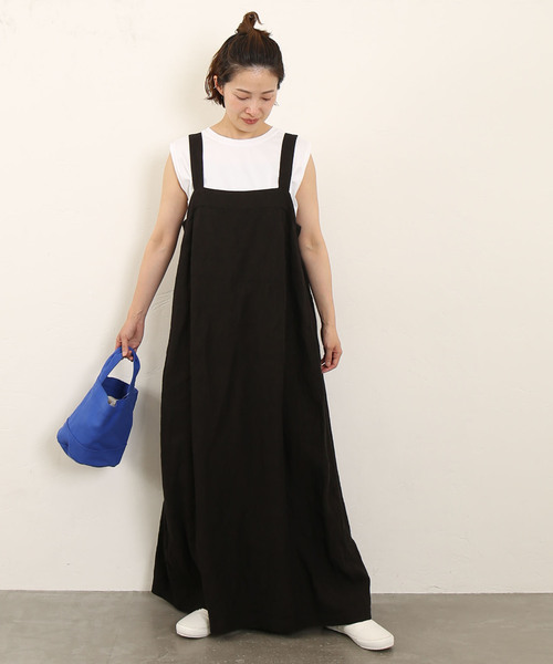 「JOURNAL STANDARD LUXE」 サロペットスカート FREE ブラック レディース_画像6