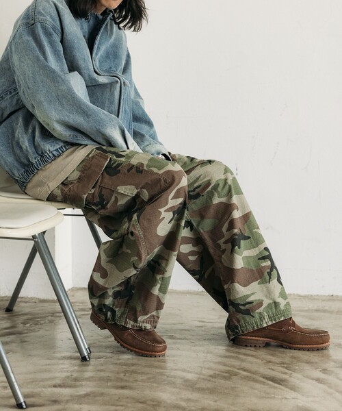 ノーティカ　カーゴパンツ　ワークパンツ　ストリート M緑グリーンオリーブカーキ NAUTICA（ノーティカ） カーゴパンツ LARGE グリーン メンズ