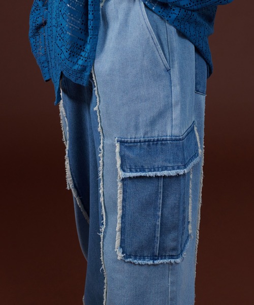 「ONCILY」 デニムパンツ SMALL ブルー メンズ_画像8