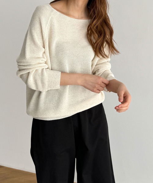 CANAL JEAN（キャナルジーン） 長袖ニット ONE SIZE ベージュ