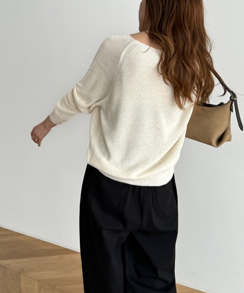 CANAL JEAN（キャナルジーン） 長袖ニット ONE SIZE ベージュ