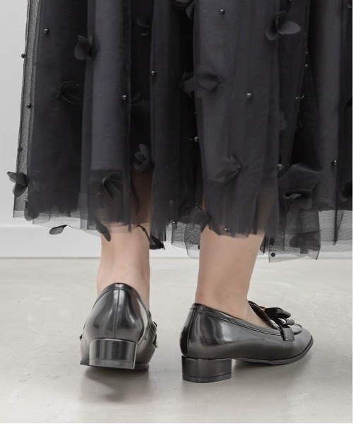 RANDA（ランダ） ローファー 晴雨兼用 クラシックリボンローファー