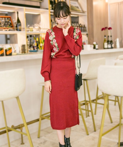 「MILLION CARATS」 ニットワンピース FREE ベージュ レディース_画像7