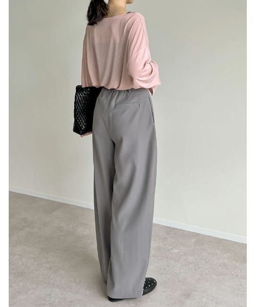 「Re:EDIT」 パンツ X-LARGE モカ レディース_画像5