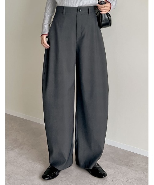 「Re:EDIT」 パンツ X-LARGE モカ レディース_画像6