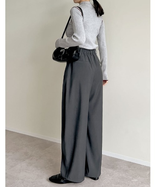 「Re:EDIT」 パンツ X-LARGE モカ レディース_画像8