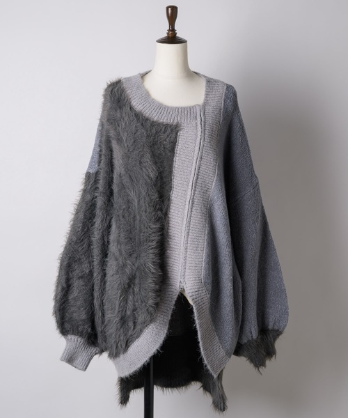 「LA BELLE ETUDE」 ニットカーディガン FREE ブラック レディース_画像2