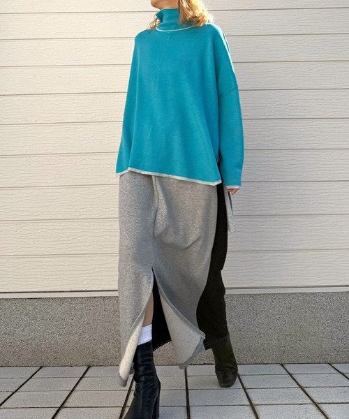 「Q」 ロングスカート MEDIUM アイボリー レディース_画像9