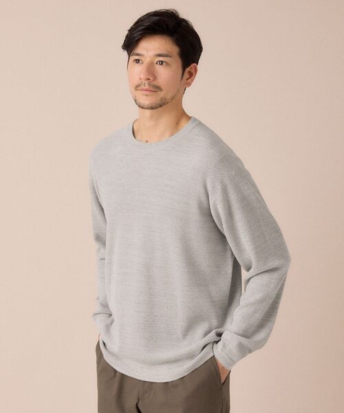 Supreme◇ニット・セーター(厚手)/L/アクリル/WHT Supreme