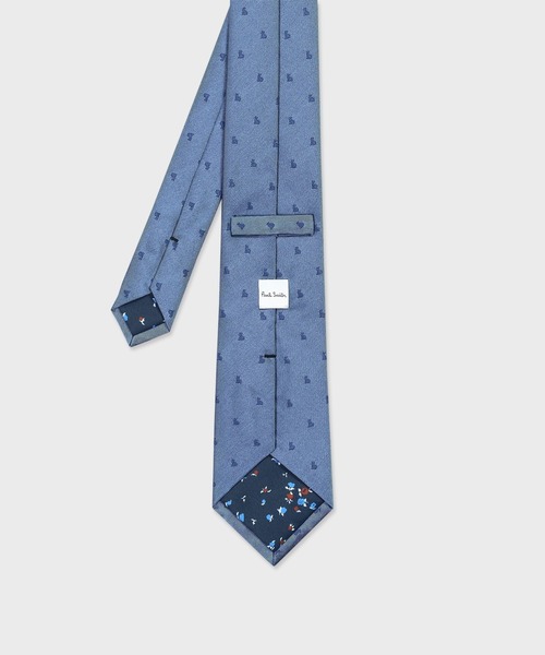 ꧁新品未使用꧂ ポールスミス ネクタイ ナロータイ ウサギ シルバー フォーマル Amazon | (ポールスミス)Paul Smith ネクタイ ウサギ柄 ps1611【並行