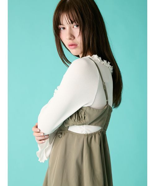 FURFUR（ファーファー） ワンピース ミリタリーキャミソールワンピース