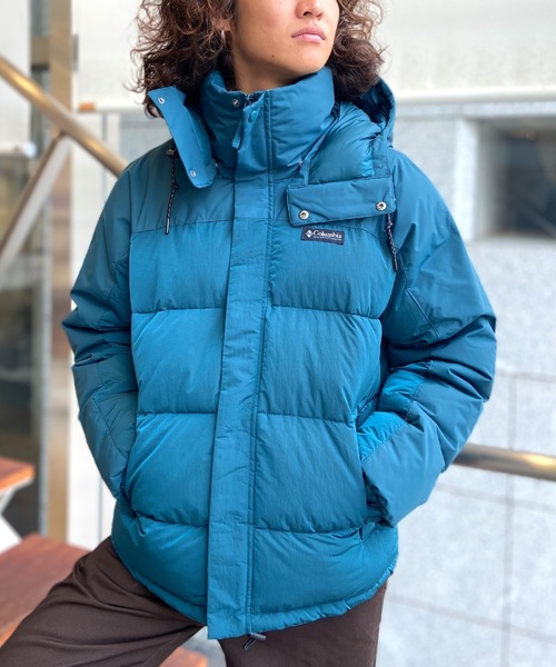 「Columbia」 ナイロンブルゾン L グリーン レディースの画像