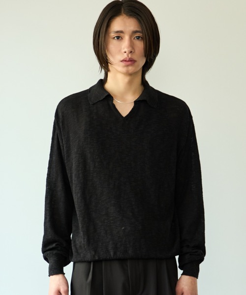 SINSS セーター ニット Slub skipper LS T-shirt / スラブスキッパー