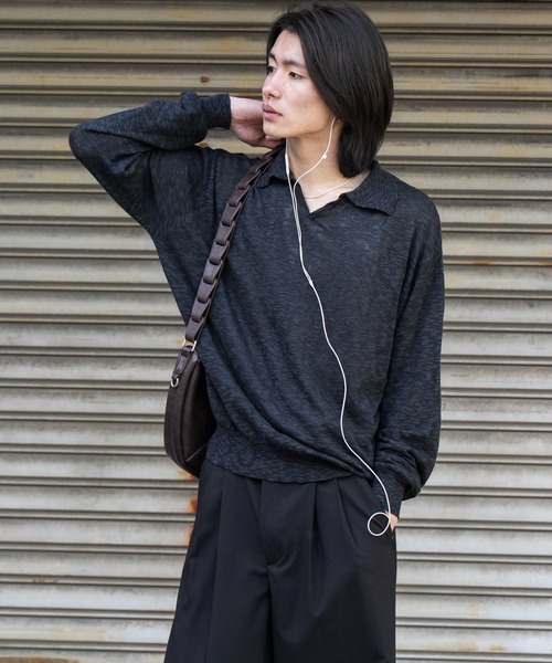 SINSS セーター ニット Slub skipper LS T-shirt / スラブスキッパー