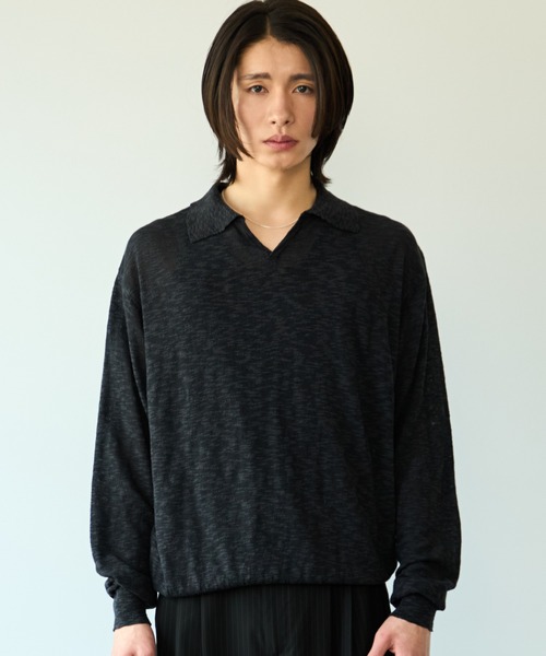 SINSS セーター ニット Slub skipper LS T-shirt / スラブスキッパー